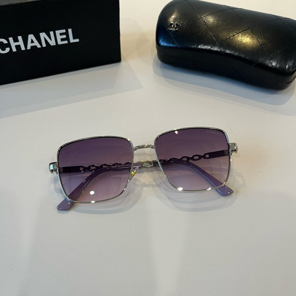 Chanel Oversized Silver Lens Sunglasses for Men & Women - 486574 - detail image 5
