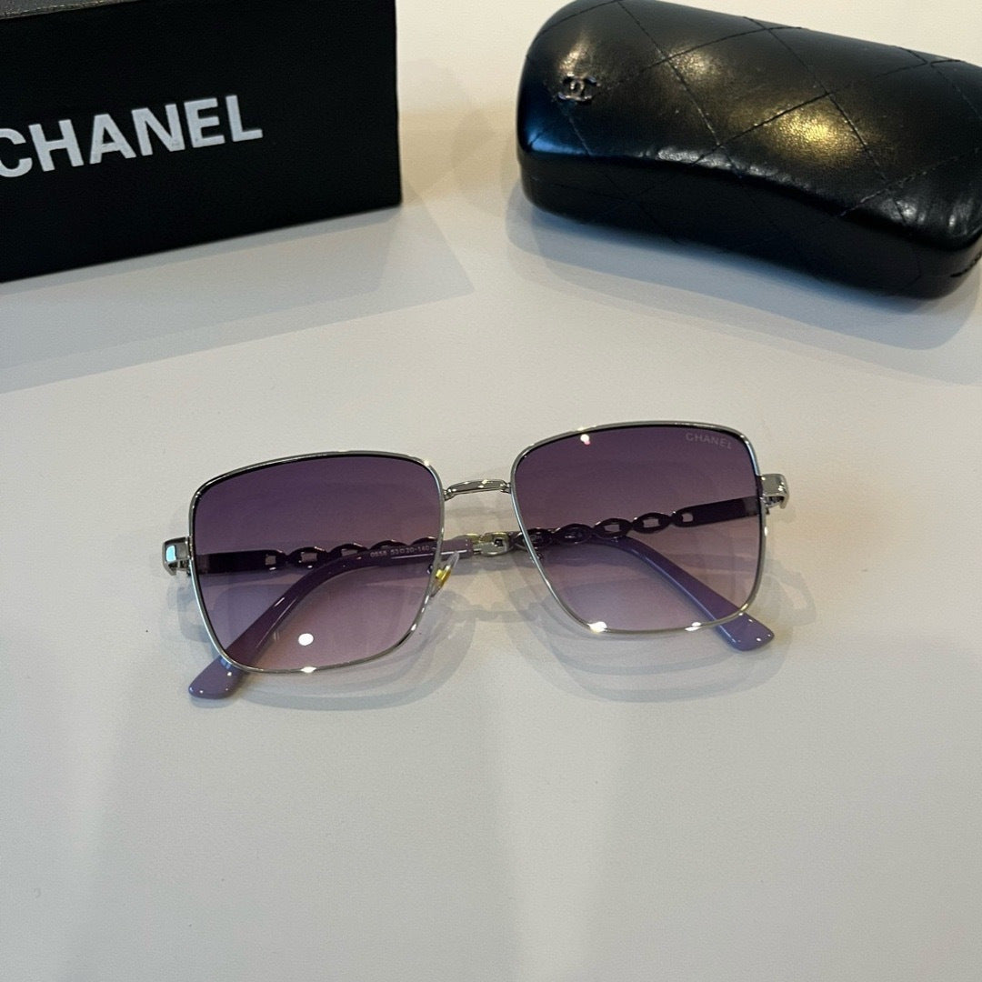 Chanel Oversized Silver Lens Sunglasses for Men & Women - 486574 - detail image 5