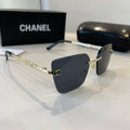 Chanel Oversized Silver Lens Sunglasses for Men & Women - 493475