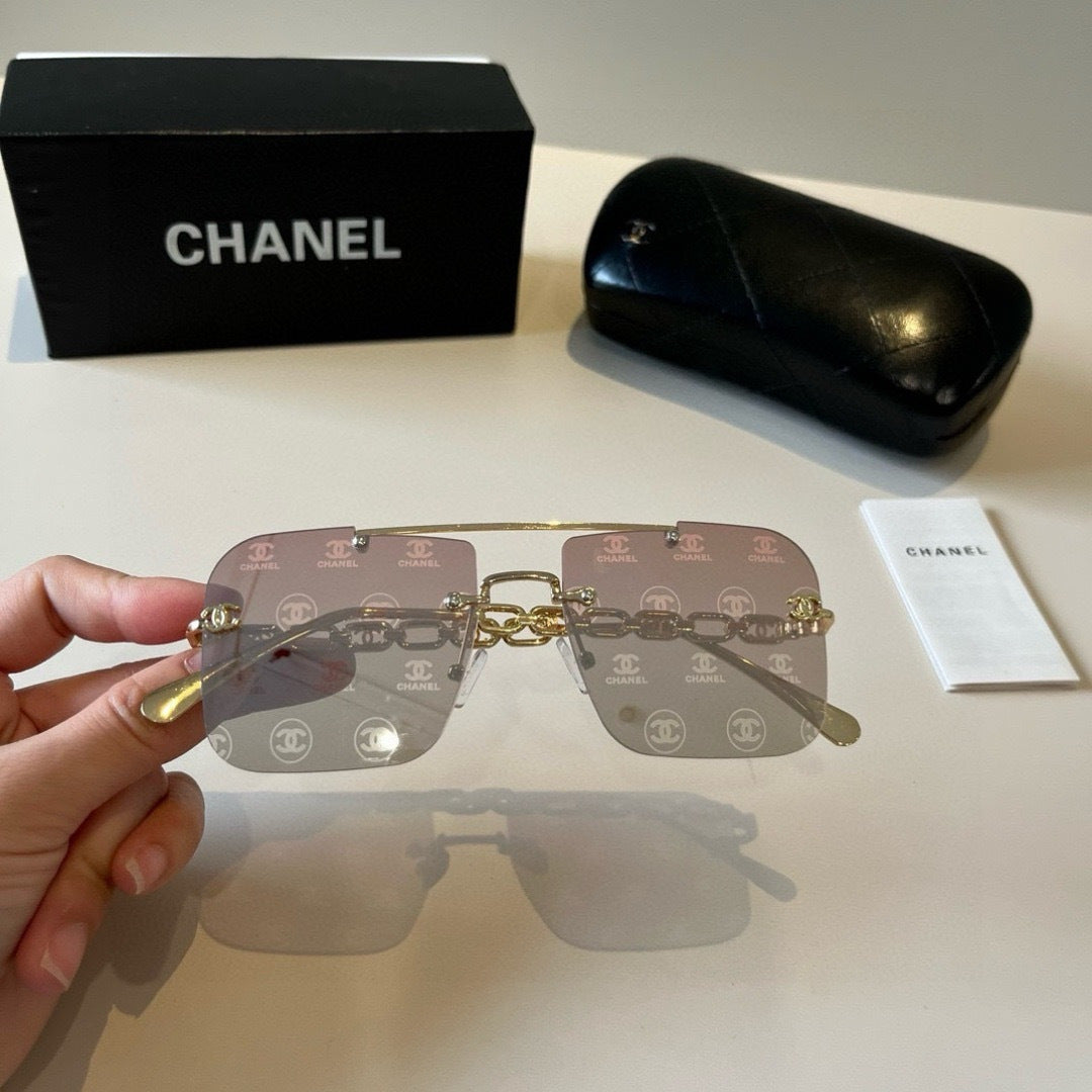Chanel Square Silver Lens Sunglasses for Men & Women - 486676 - detail image 8