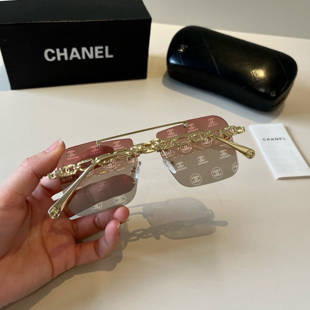 Chanel Square Silver Lens Sunglasses for Men & Women - 486676 - detail image 5