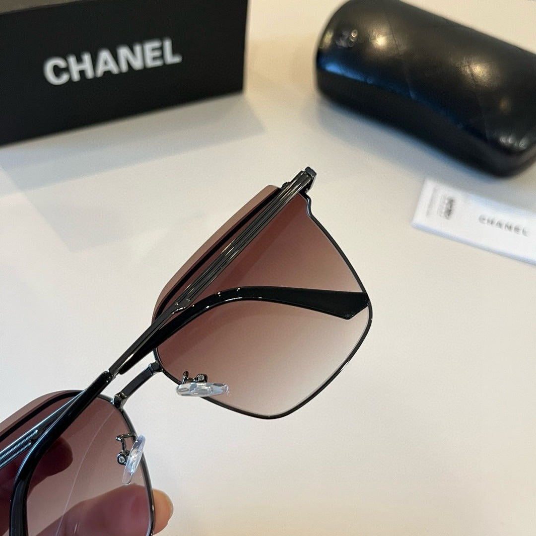 Chanel Oversized Red Lens Sunglasses for Men & Women - 465166 - detail image 7