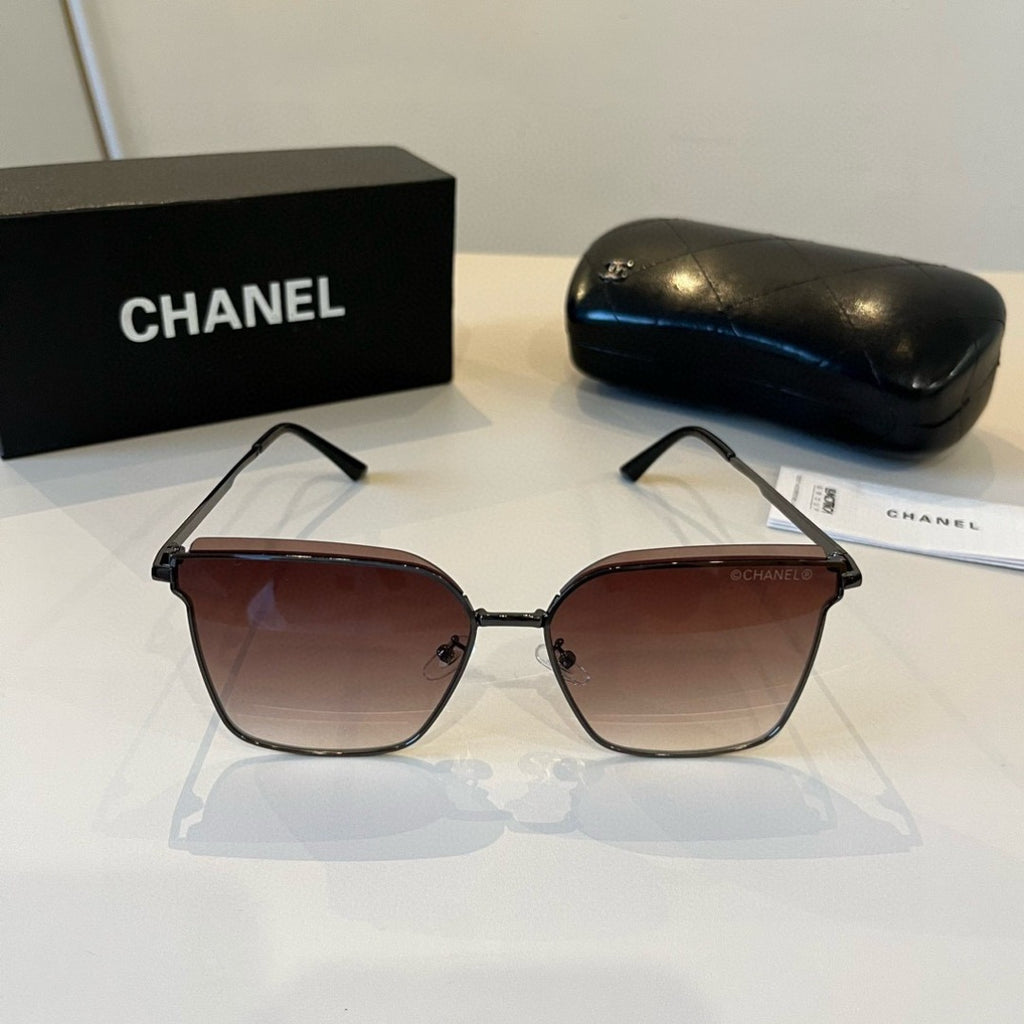 Chanel Oversized Red Lens Sunglasses for Men & Women - 465166 - detail image 2