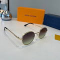 Louis Vuitton Fashion Silver Lens Sunglasses for Men & Women - 431249
