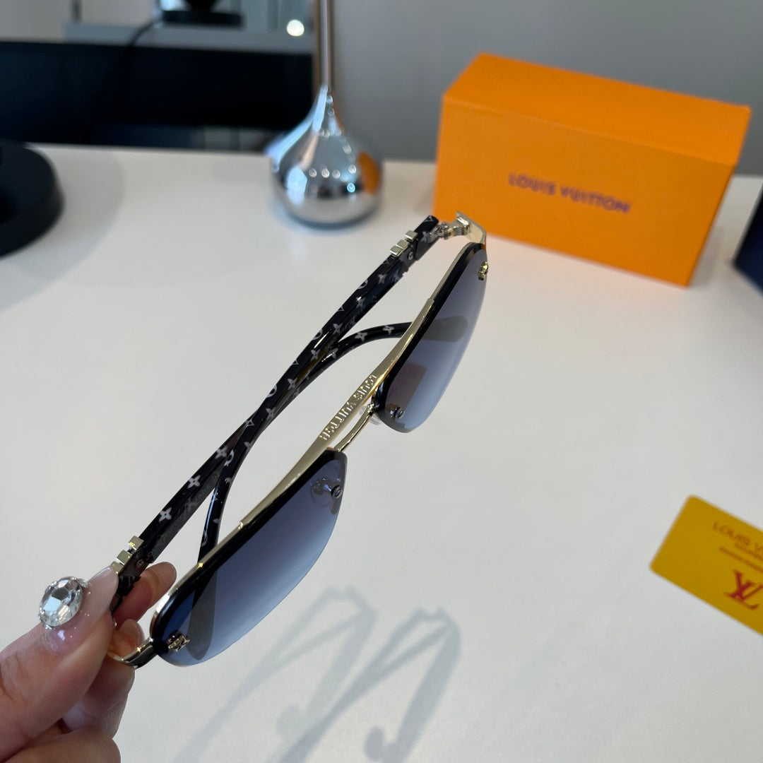 Louis Vuitton Metal Aviator Silver Lens Sunglasses for Men & Women - 431250 - detail image 9