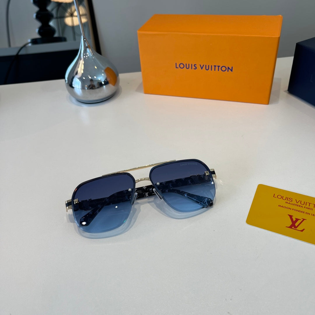 Louis Vuitton Metal Aviator Silver Lens Sunglasses for Men & Women - 431250 - detail image 10