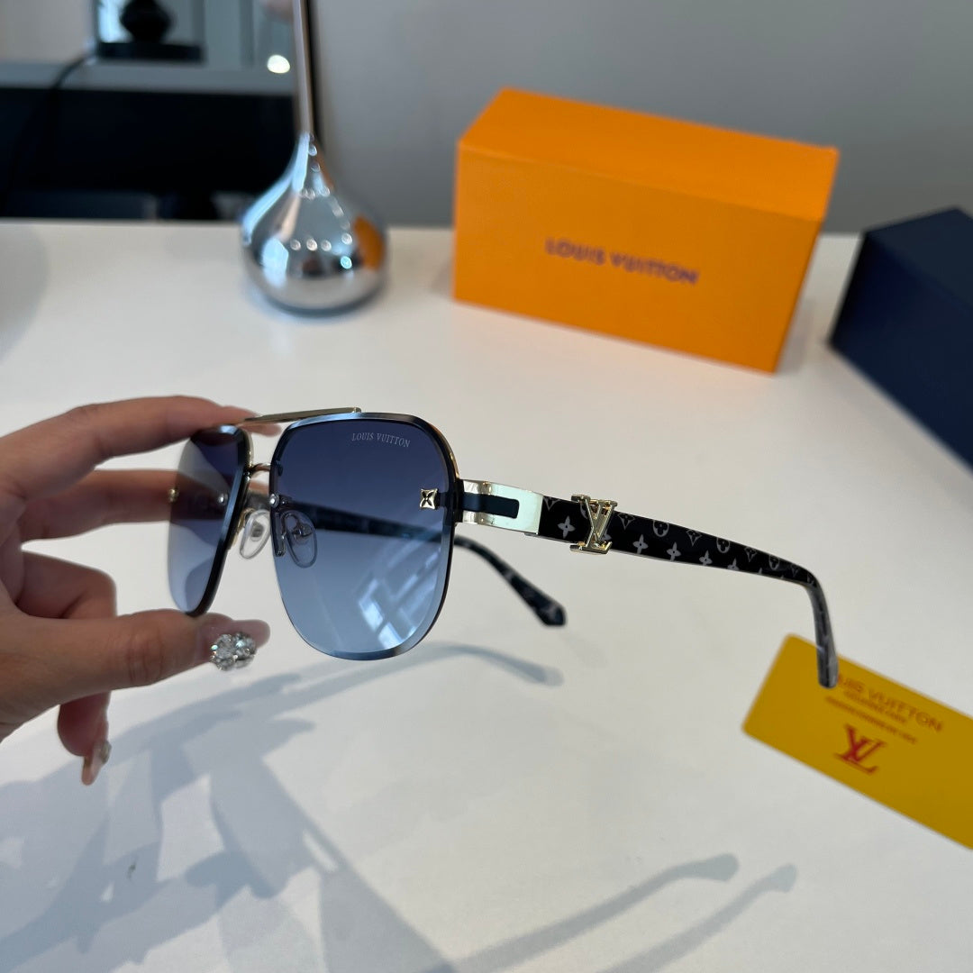 Louis Vuitton Metal Aviator Silver Lens Sunglasses for Men & Women - 431250 - detail image 4