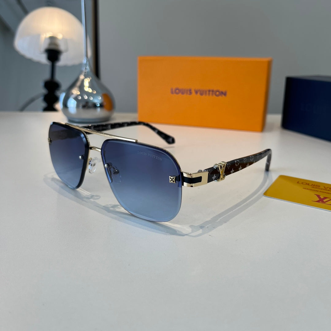 Louis Vuitton Metal Aviator Silver Lens Sunglasses for Men & Women - 431250 - detail image 3