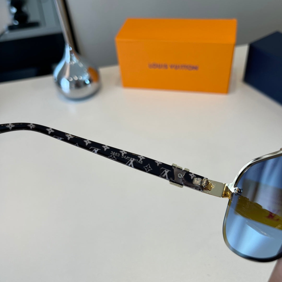 Louis Vuitton Metal Aviator Silver Lens Sunglasses for Men & Women - 431250 - detail image 11
