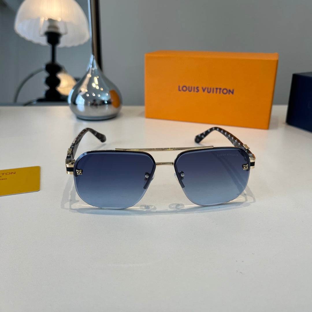 Louis Vuitton Metal Aviator Silver Lens Sunglasses for Men & Women - 431250 - detail image 2