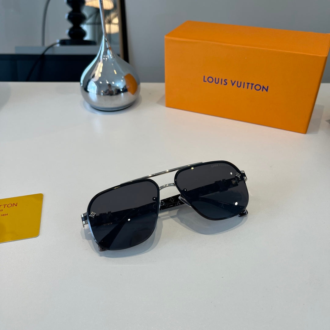 Louis Vuitton Metal Aviator Silver Lens Sunglasses for Men & Women - 431251 - detail image 4