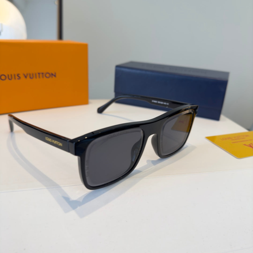 Louis Vuitton Fashion Black Lens Sunglasses for Men & Women - 431253