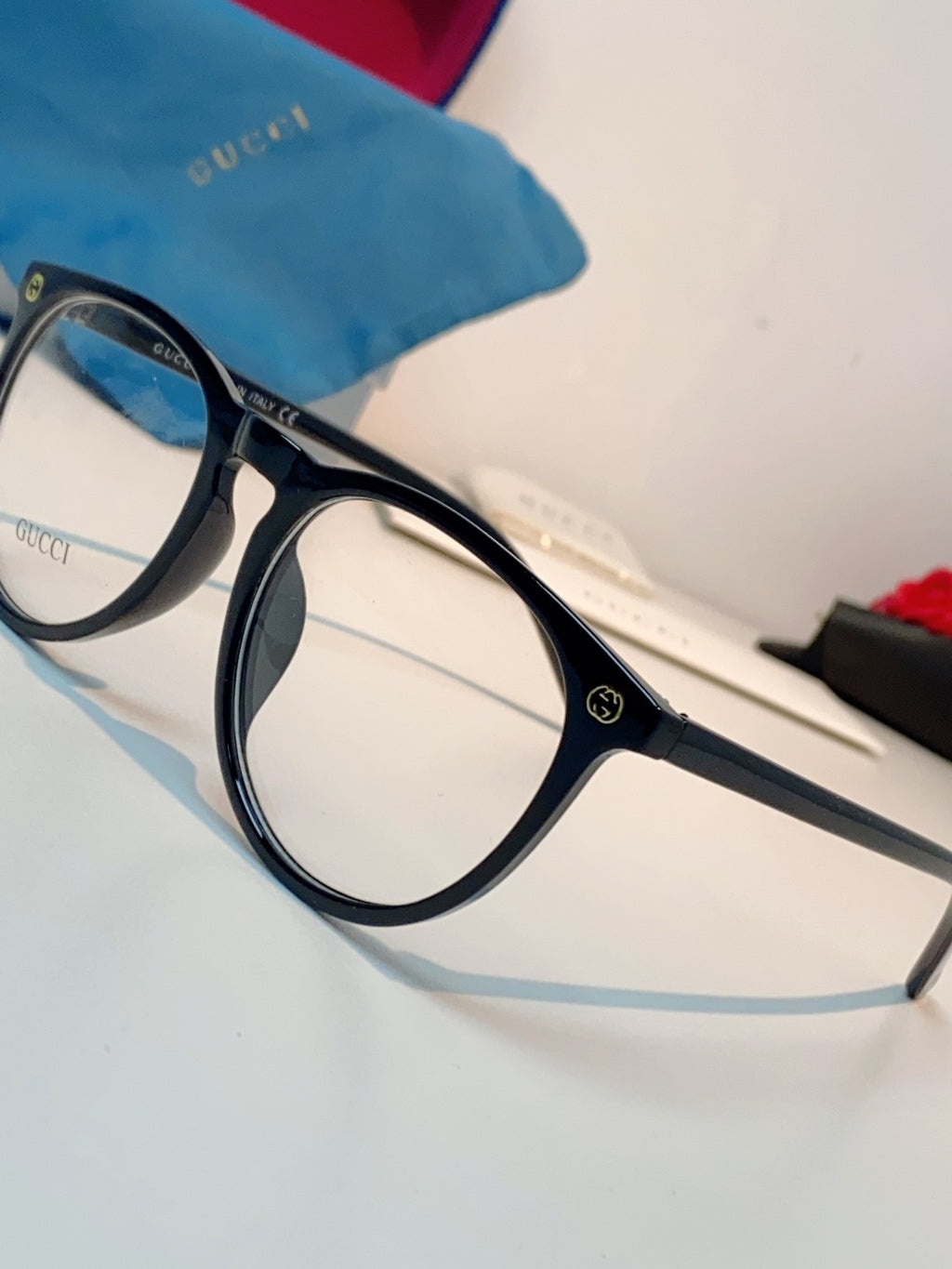 Gucci Round Brown Lens Sunglasses for Men & Women - 448766 - detail image 7