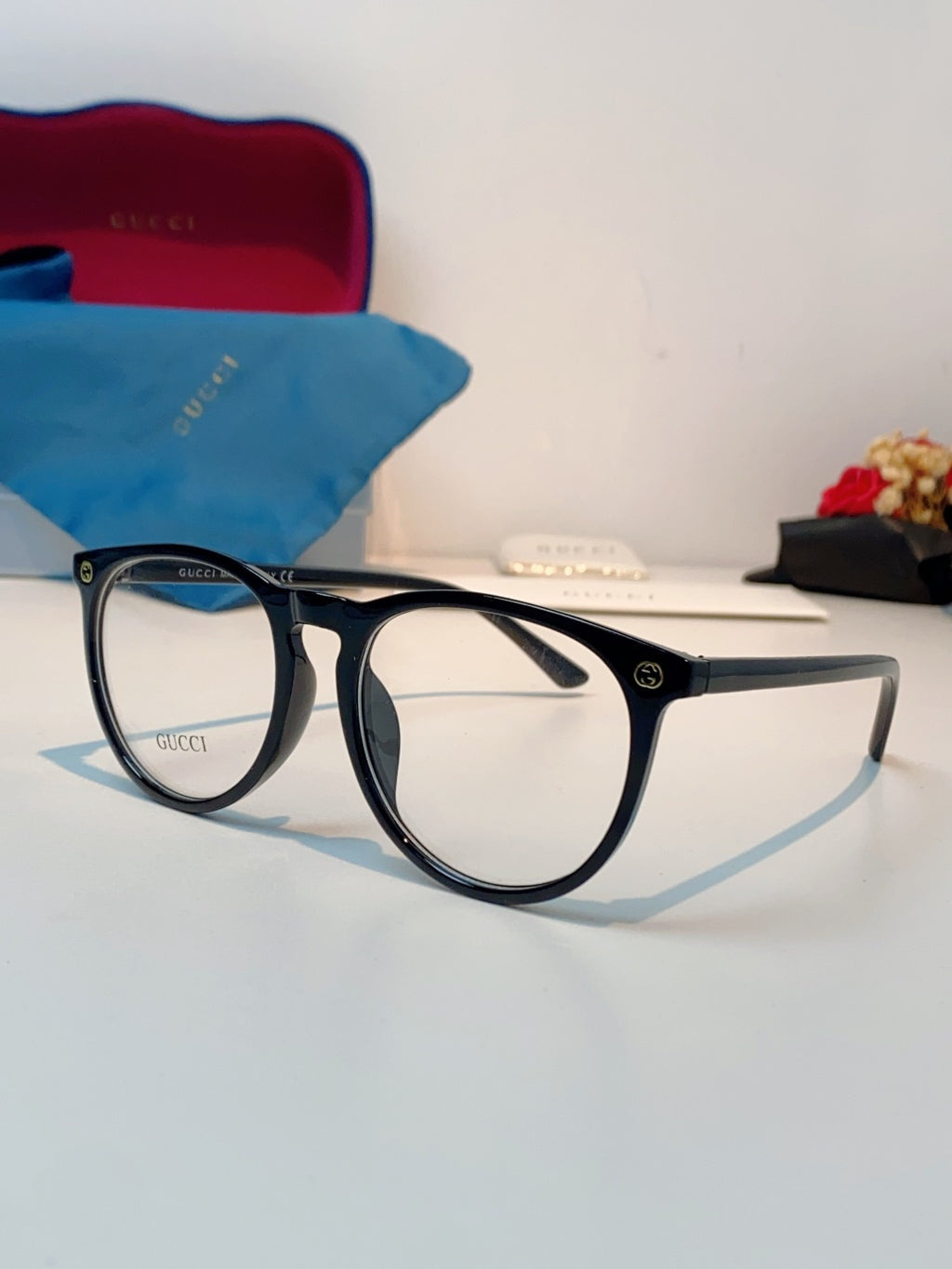 Gucci Round Brown Lens Sunglasses for Men & Women - 448766