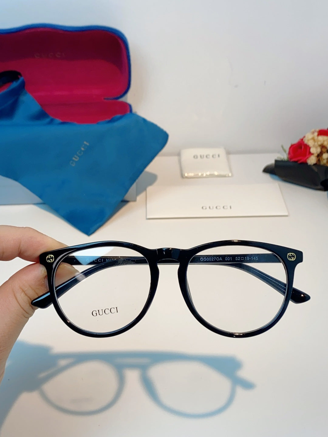 Gucci Round Brown Lens Sunglasses for Men & Women - 448766 - detail image 4