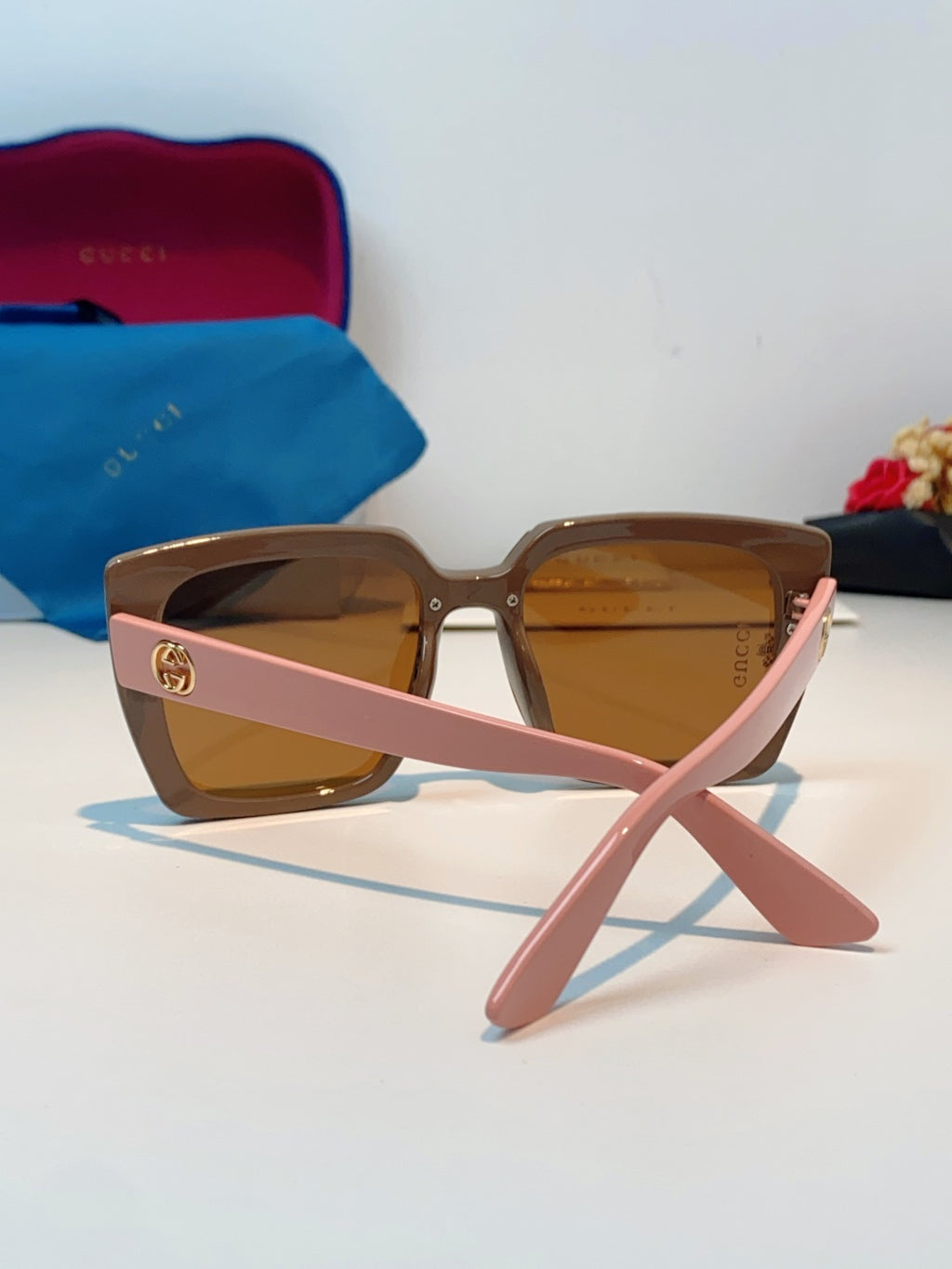 Gucci Polarized Fashion Brown Lens Sunglasses for Men & Women - 448769 - detail image 3