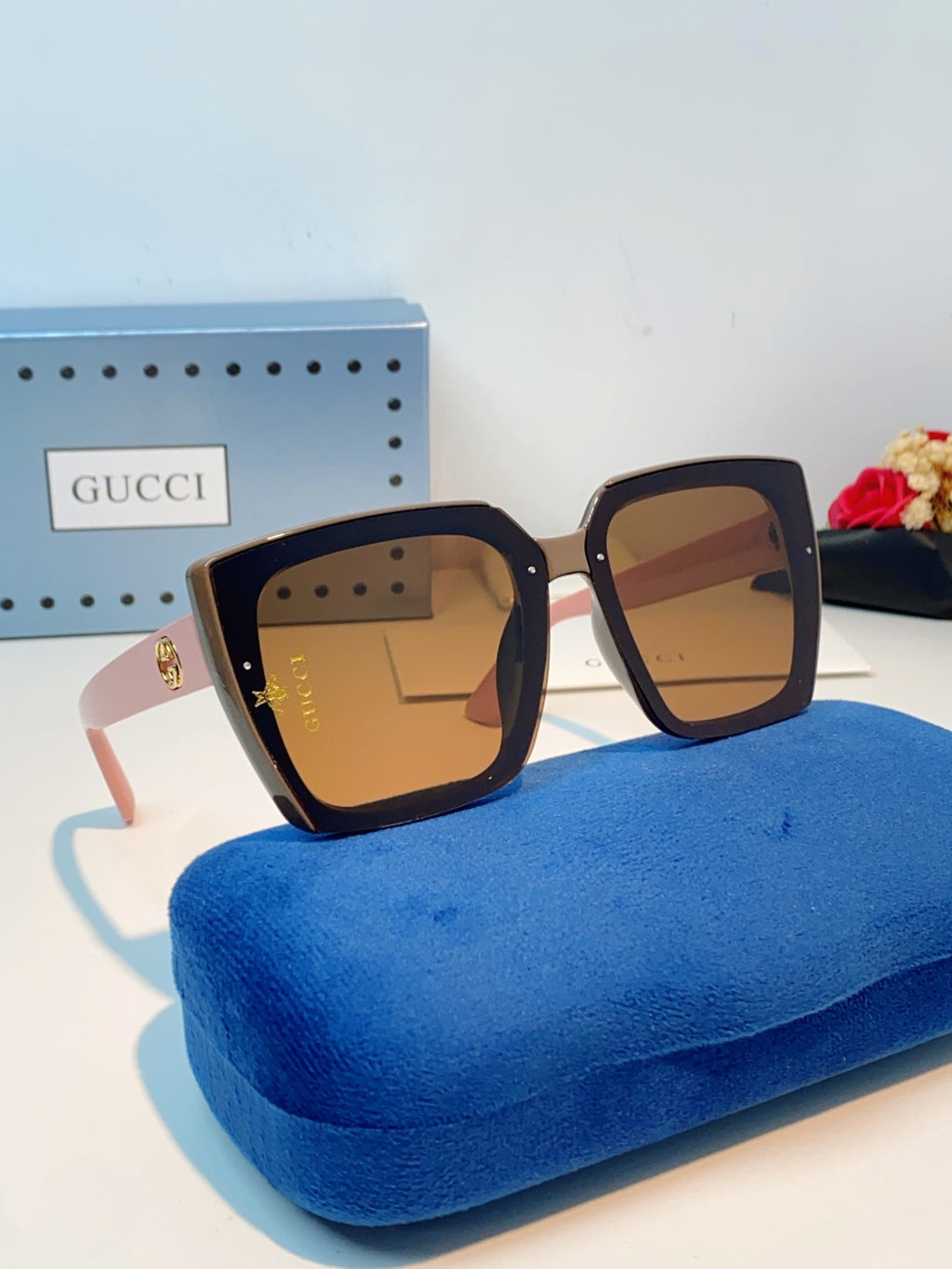 Gucci Polarized Fashion Brown Lens Sunglasses for Men & Women - 448769 - detail image 11