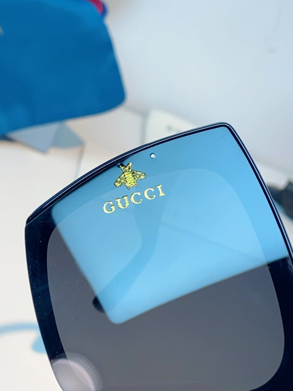 Gucci Polarized Fashion Black Lens Sunglasses for Men & Women - 448770 - detail image 8