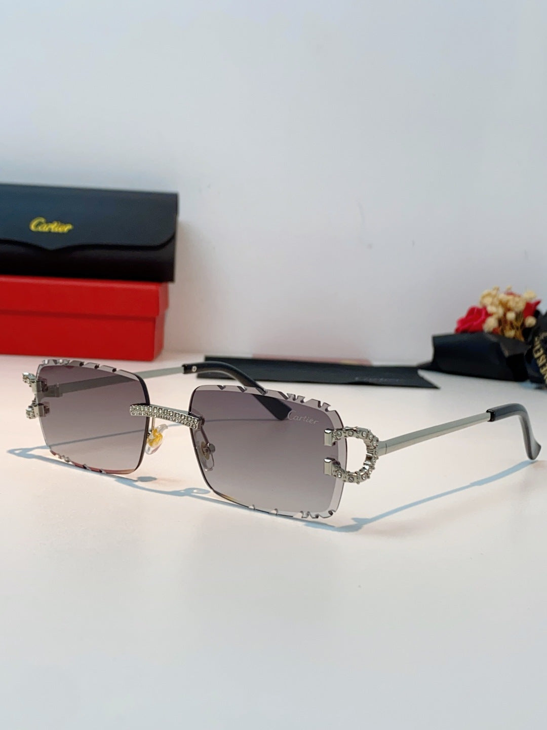 Cartier Fashion Gray Lens Sunglasses for Men & Women - 465910