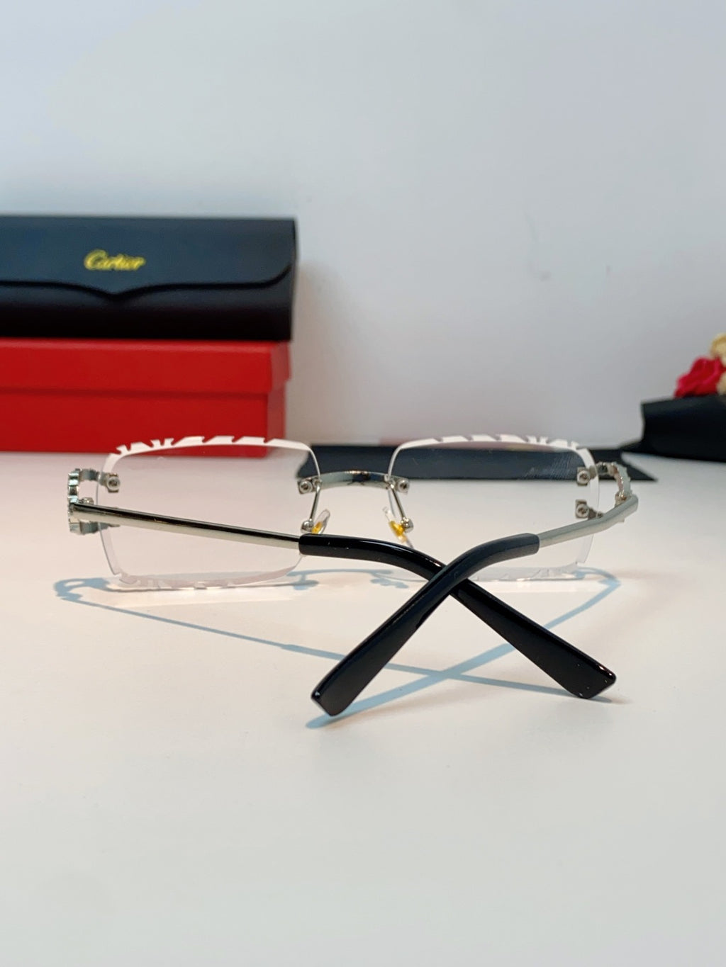 Cartier Fashion Silver Lens Sunglasses for Men & Women - 415951 - detail image 3