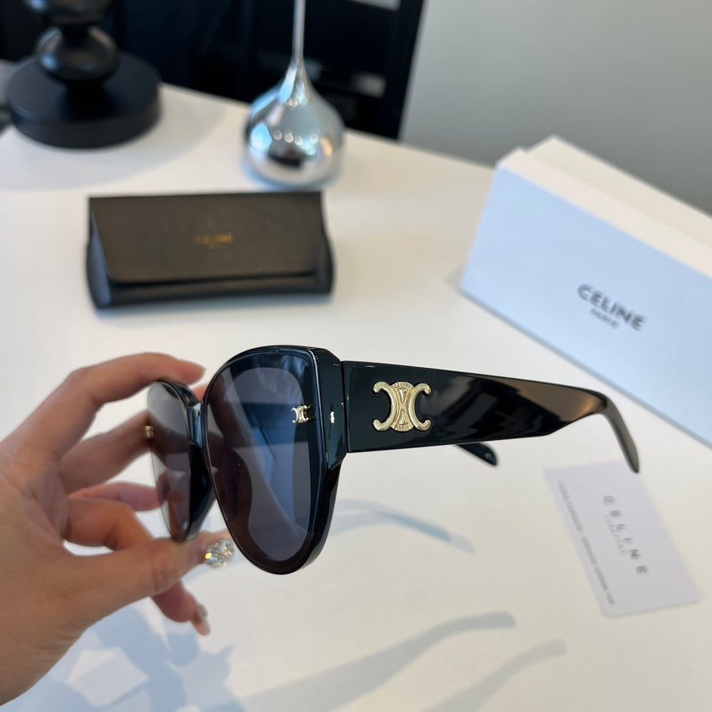 Celine Fashion Black Lens Sunglasses for Men & Women - 371995 - detail image 4