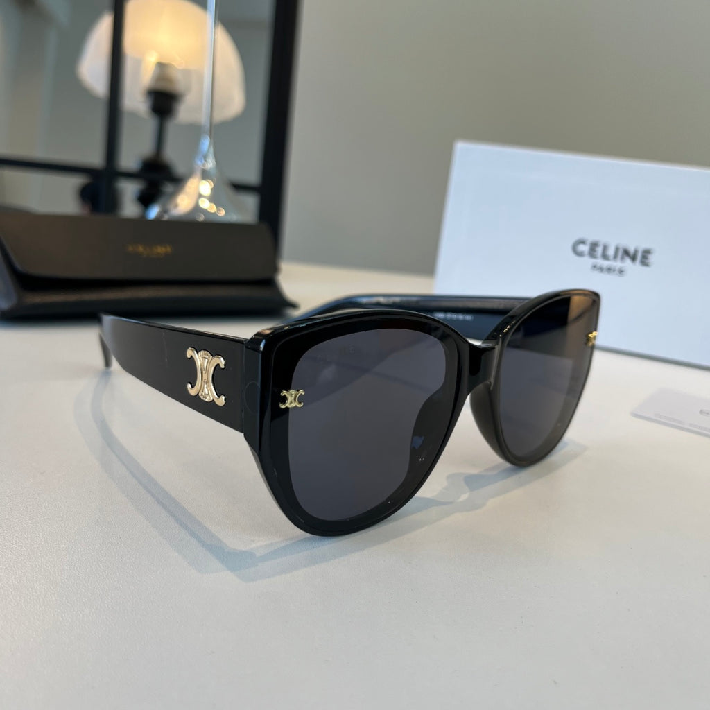 Celine Fashion Black Lens Sunglasses for Men & Women - 415653