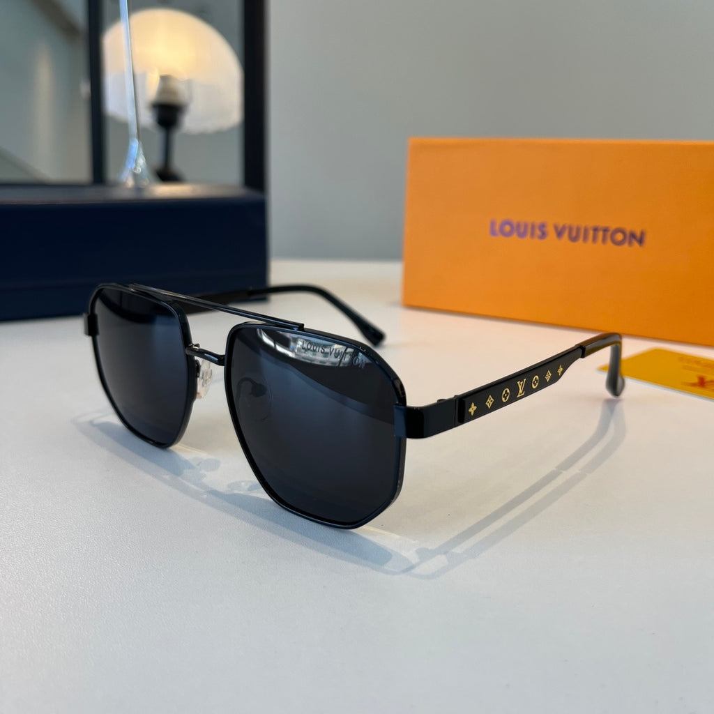 Louis Vuitton Metal Aviator Silver Lens Sunglasses for Men & Women - detail image 3