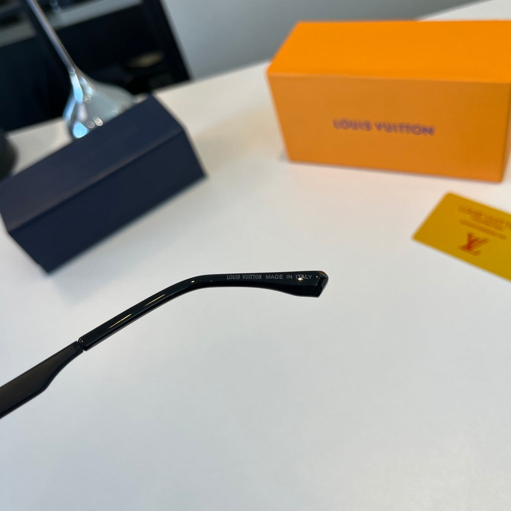 Louis Vuitton Metal Aviator Silver Lens Sunglasses for Men & Women - detail image 9