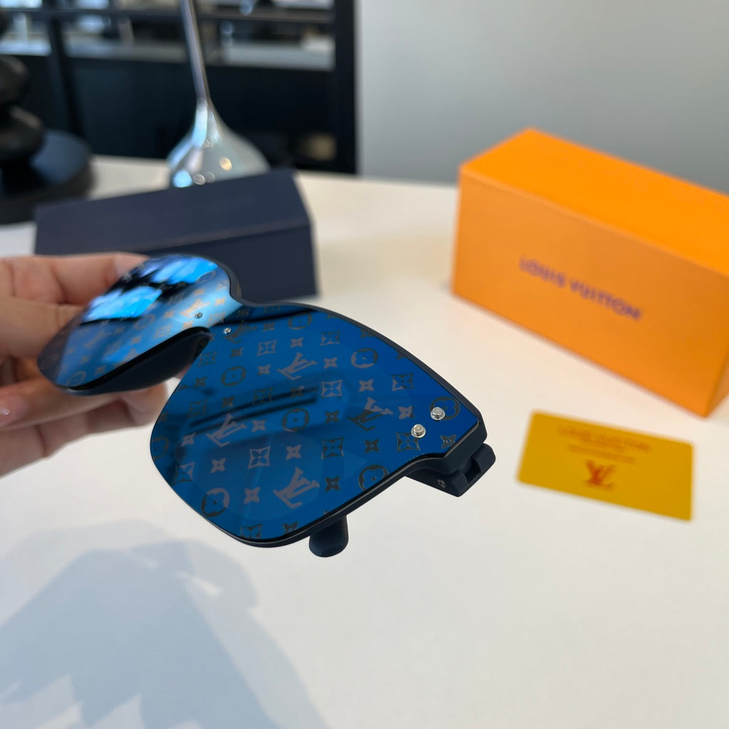 Louis Vuitton Fashion Blue Lens Sunglasses for Men & Women - detail image 7