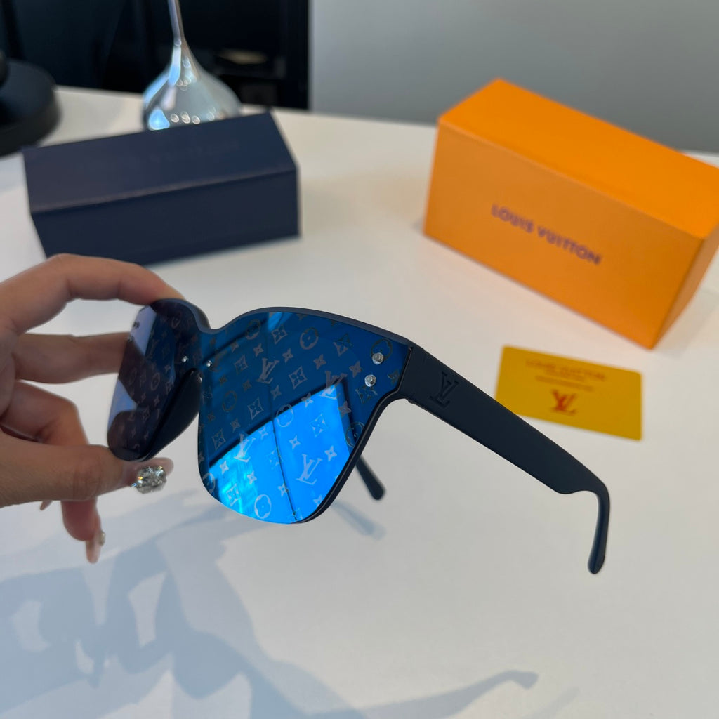 Louis Vuitton Fashion Blue Lens Sunglasses for Men & Women - detail image 6