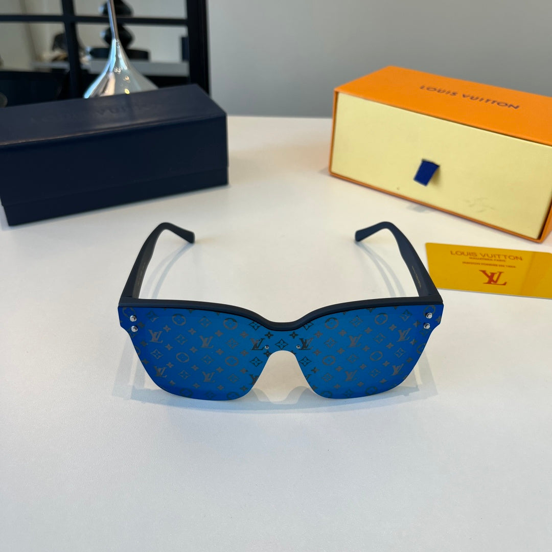 Louis Vuitton Fashion Blue Lens Sunglasses for Men & Women - detail image 2