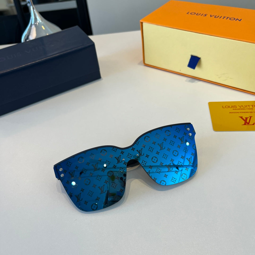 Louis Vuitton Fashion Blue Lens Sunglasses for Men & Women - detail image 5