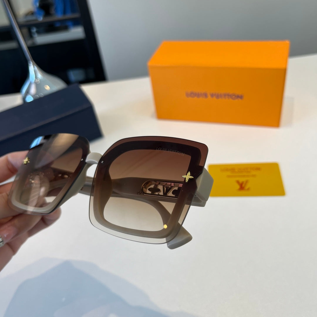 Louis Vuitton Fashion Brown Lens Sunglasses for Men & Women - detail image 6