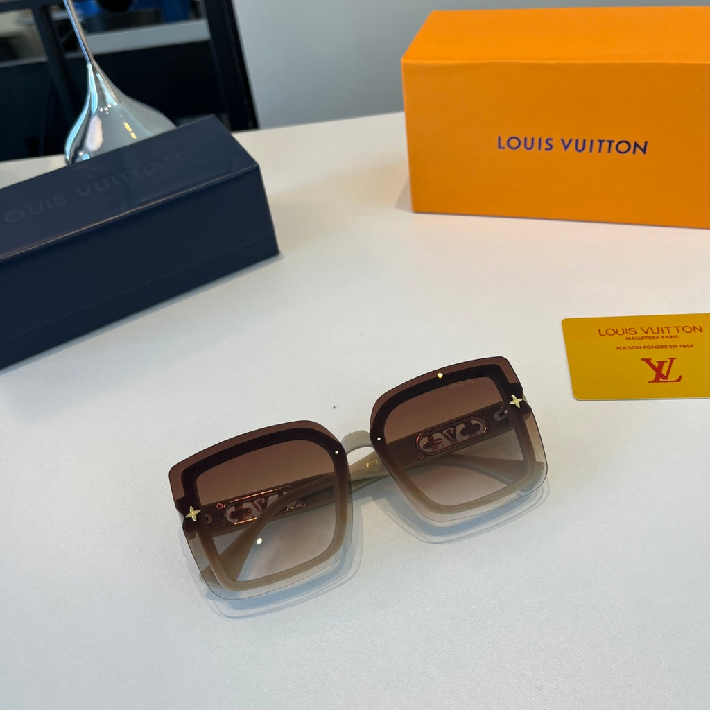 Louis Vuitton Fashion Brown Lens Sunglasses for Men & Women - detail image 5