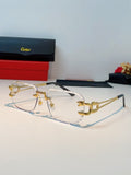 Cartier Square Brown Lens Sunglasses for Men & Women - 465750
