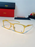 Cartier Blue-Light Square Orange Lens Sunglasses for Men & Women