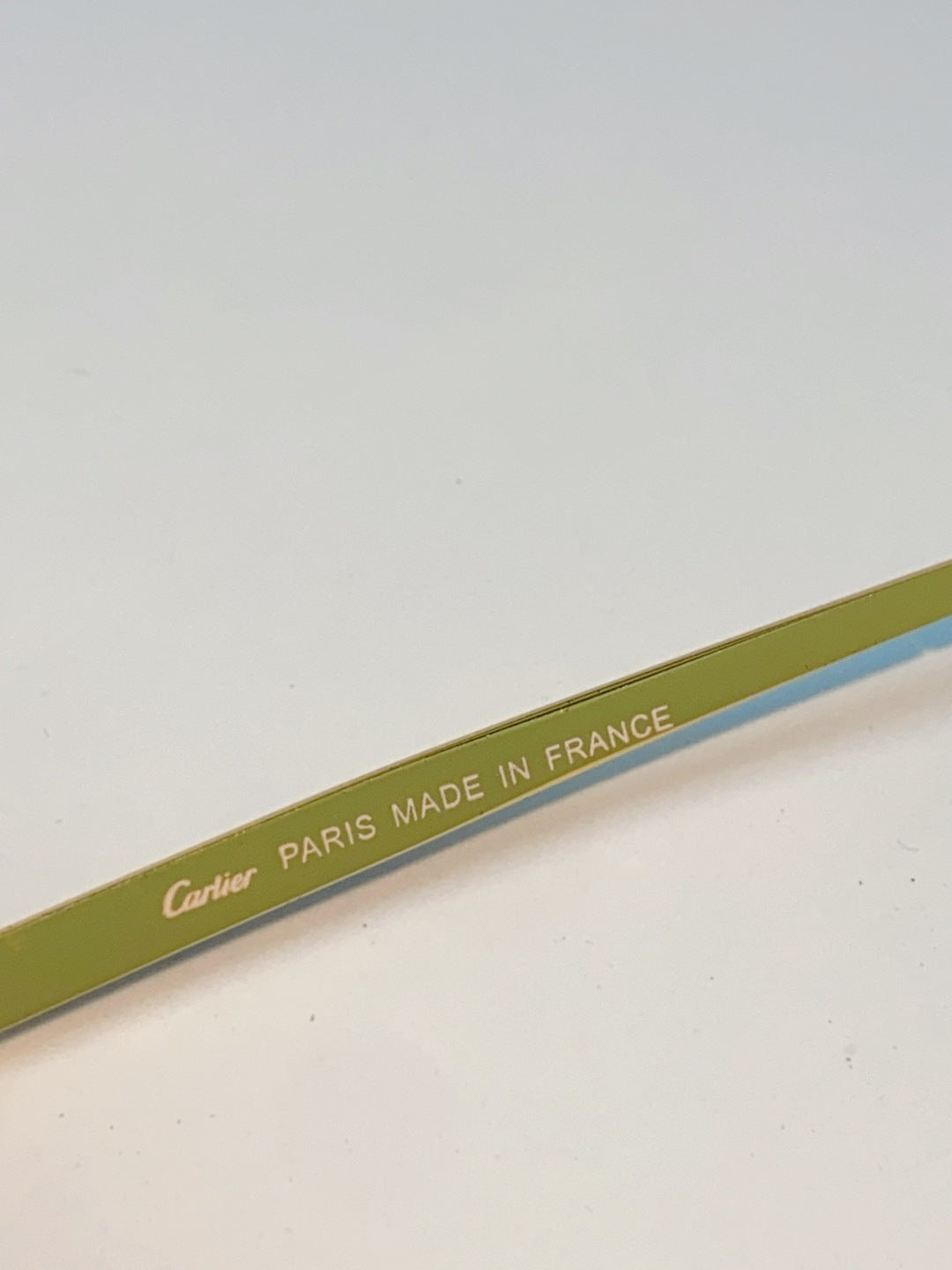 Cartier Lightweight Rimless Orange Lens Sunglasses for Men & Women - detail image 8