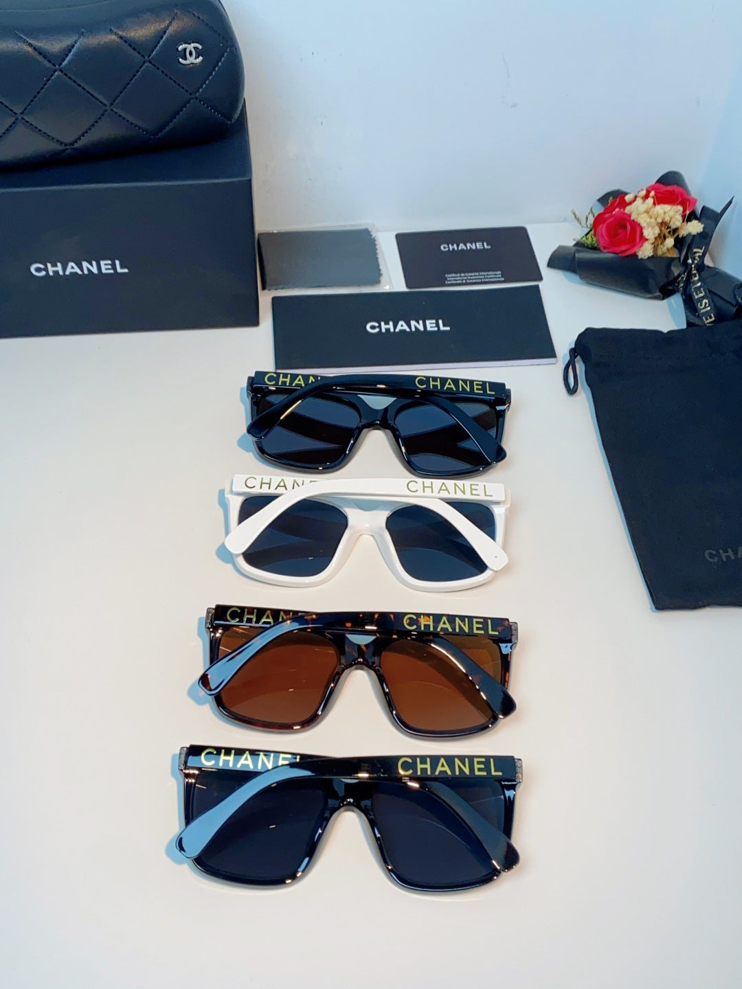 Chanel Polarized Oversized Gray Lens Sunglasses for Men & Women - detail image 11