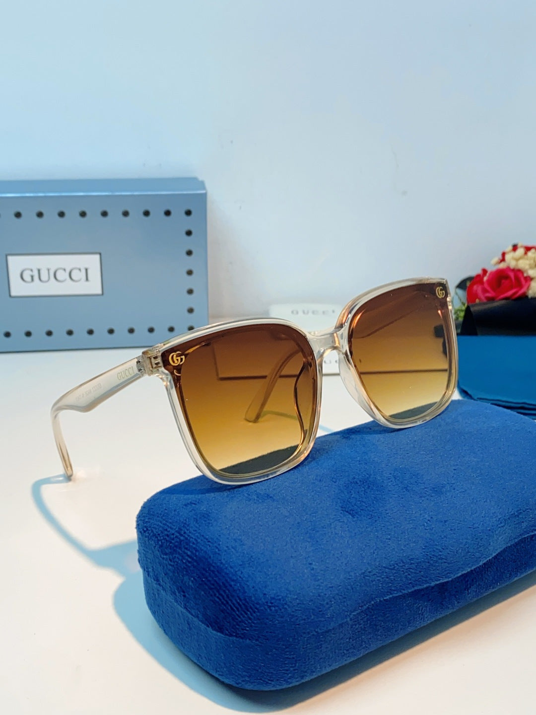 Gucci Fashion Brown Lens Sunglasses for Men & Women - 493339 - detail image 10