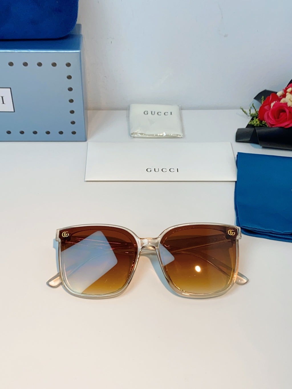 Gucci Fashion Brown Lens Sunglasses for Men & Women - 493339 - detail image 9