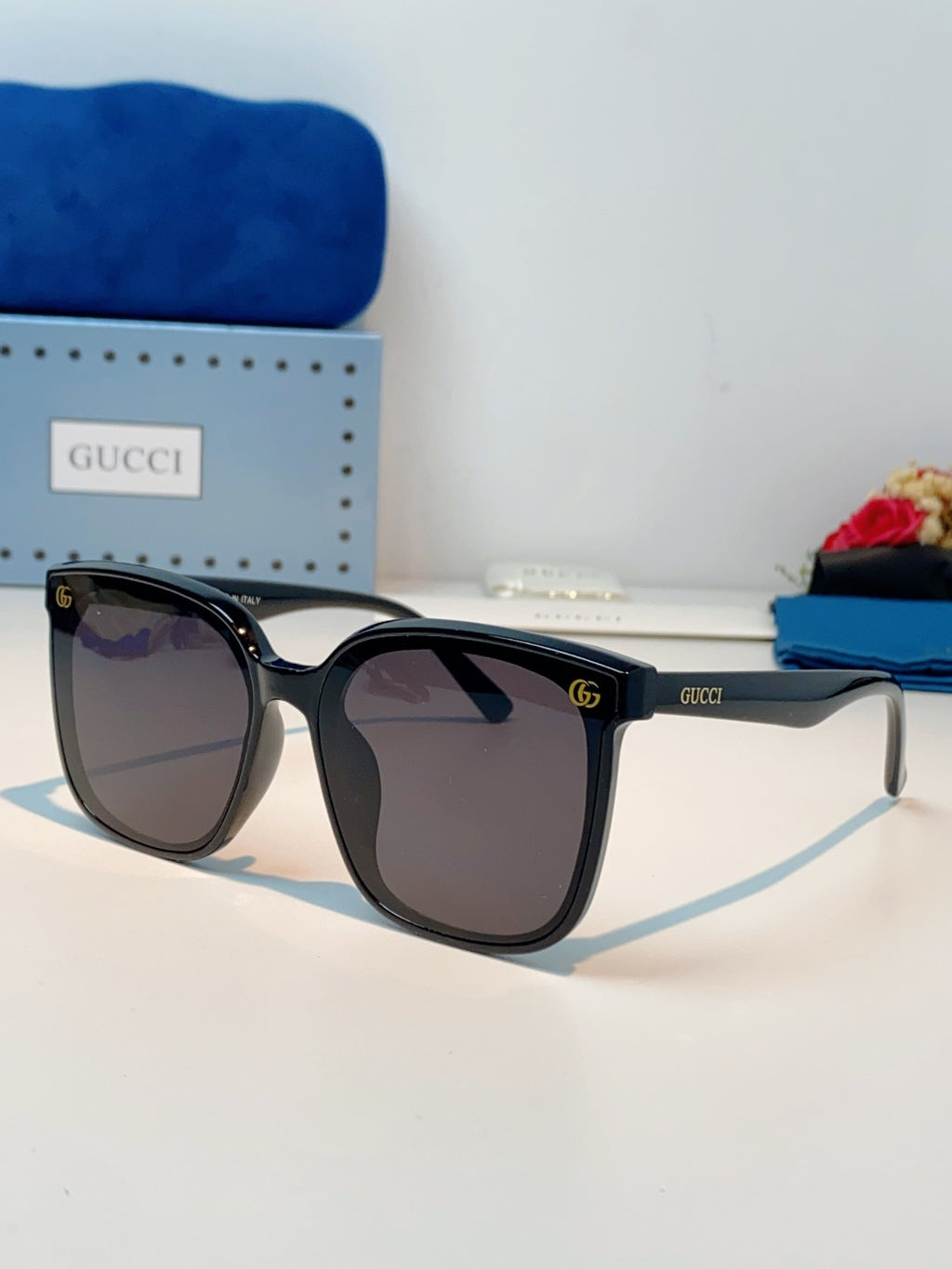 Gucci Fashion Black Lens Sunglasses for Men & Women