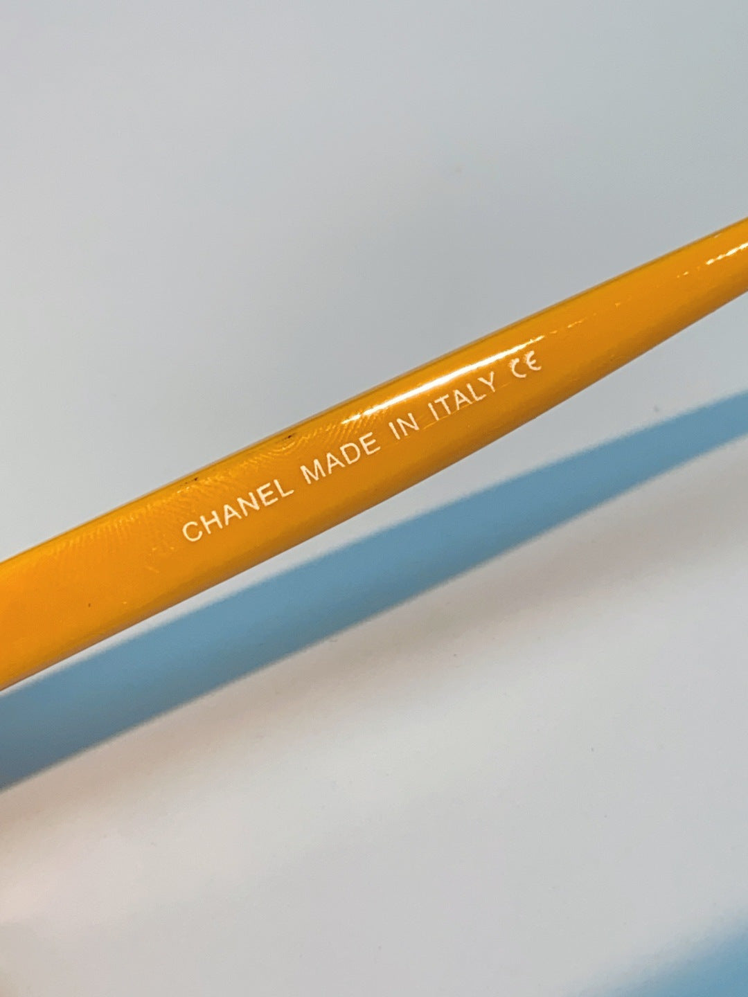 Chanel CH9158 Oversized Orange Lens Sunglasses for Men & Women - detail image 8