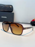 Chanel CH9158 Oversized Brown Lens Sunglasses for Men & Women