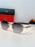 Cartier Fashion Gray Lens Sunglasses for Men & Women