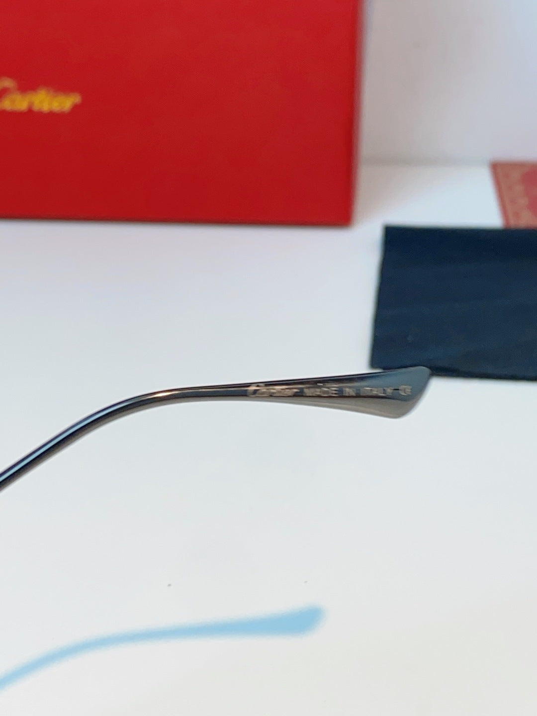 Cartier Fashion Blue Lens Sunglasses for Men & Women - 487229 - detail image 8