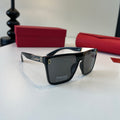 Cartier Lightweight Metal Rimless Black Lens Sunglasses for Men & Wom - 493711