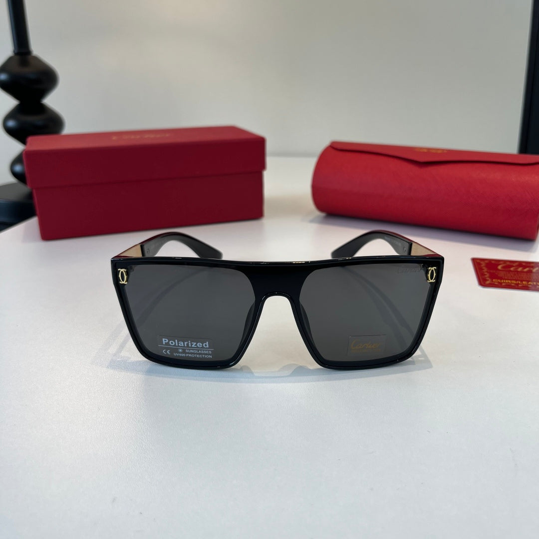 Cartier Lightweight Metal Rimless Black Lens Sunglasses for Men & Wom - 415997 - detail image 2