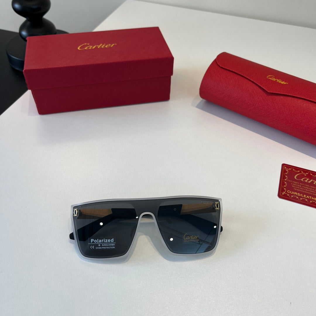 Cartier Lightweight Metal Rimless Silver Lens Sunglasses for Men & Wo - 493712 - detail image 5