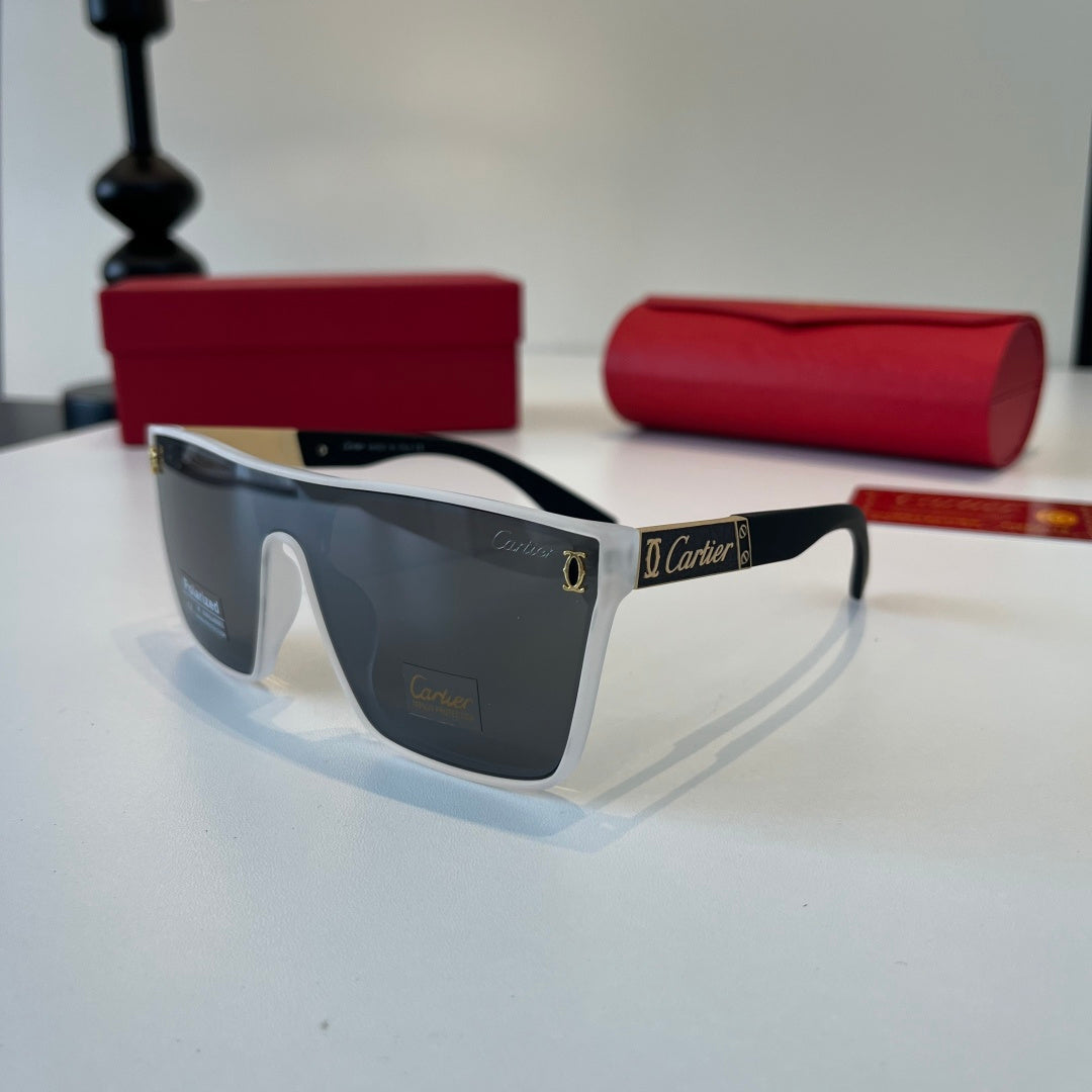 Cartier Lightweight Metal Rimless Silver Lens Sunglasses for Men & Wo - 493712 - detail image 3
