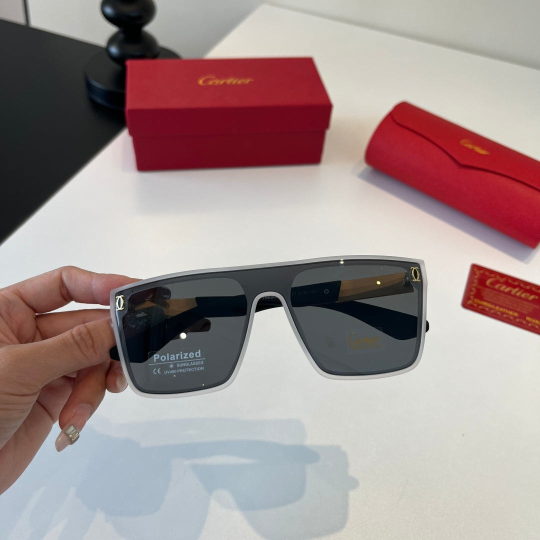 Cartier Lightweight Metal Rimless Silver Lens Sunglasses for Men & Wo - 493712 - detail image 6